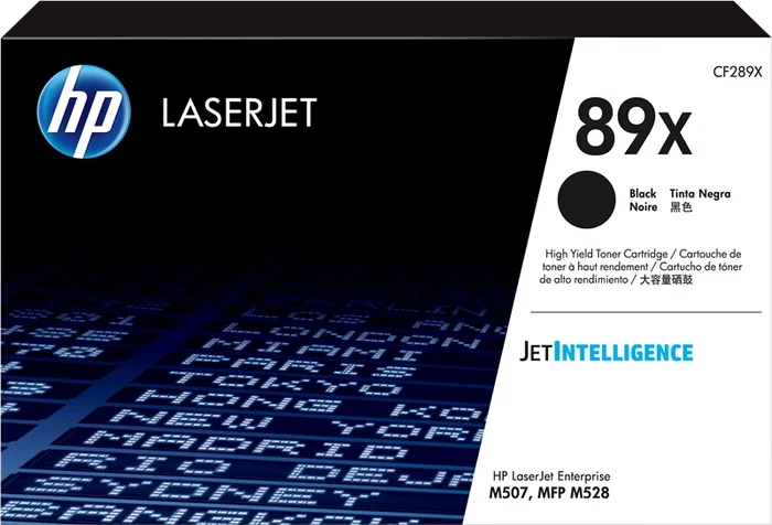 HP Cartucho de tóner Original LaserJet 89X Negro CF289X de alta capacidad HP Cartucho de tóner Original LaserJet 89X Negro CF289X de alta capacidad