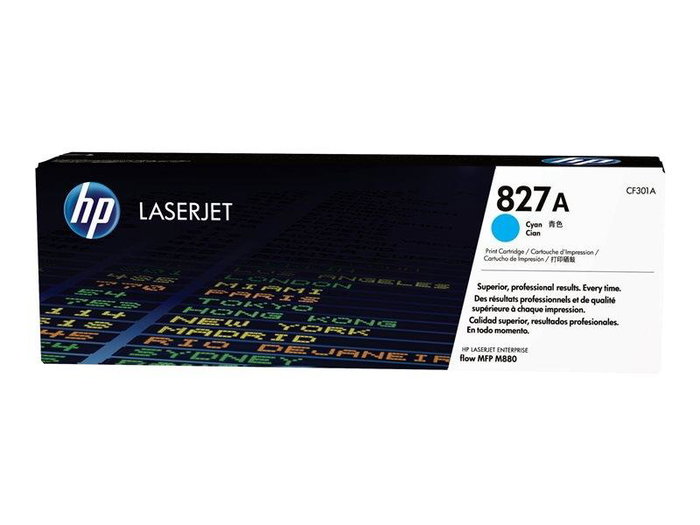 HP 827A Cian CF301A Cartucho de Tóner Original