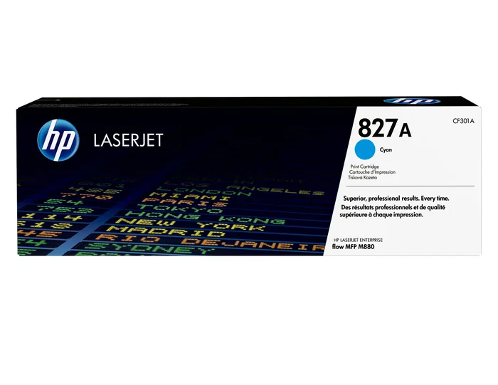 HP 827A Cyan CF301A Original LaserJet Toner Cartridge