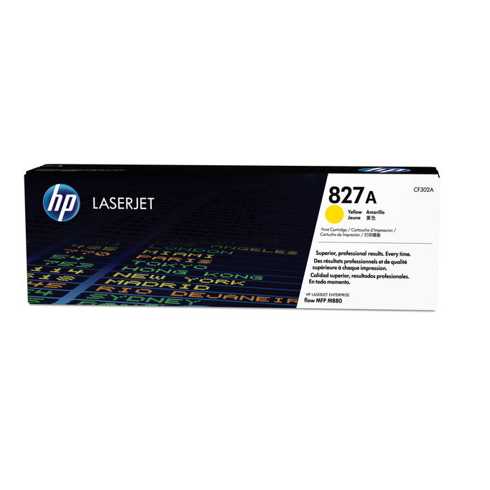 HP 827A Amarillo CF302A Original LaserJet Toner Cartridge HP 827A Amarillo CF302A Original LaserJet Toner Cartridge