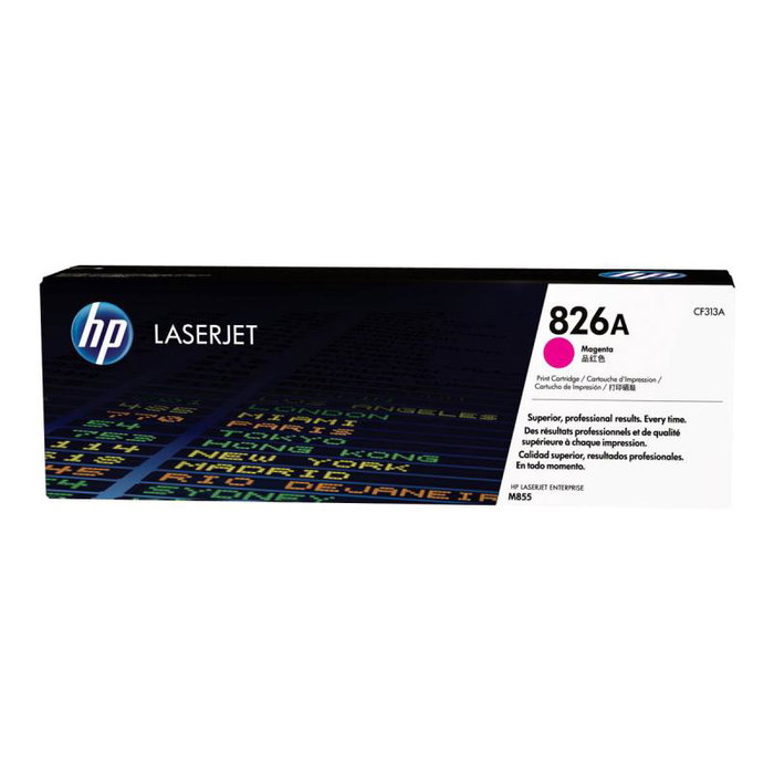 HP 826A Tóner Original Magenta CF313A para Impresoras LaserJet