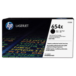 HP 654X Negro (CF330X) Cartucho de Tóner de Alta Capacidad