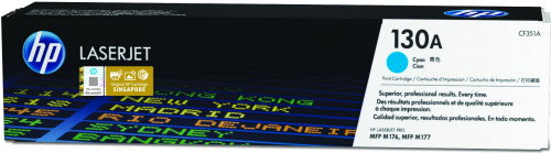 HP Cartucho de Tóner Original LaserJet 130A Cian CF351A