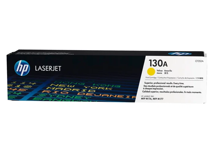 HP Cartucho de tóner original LaserJet 130A amarillo CF352A HP Cartucho de tóner original LaserJet 130A amarillo CF352A