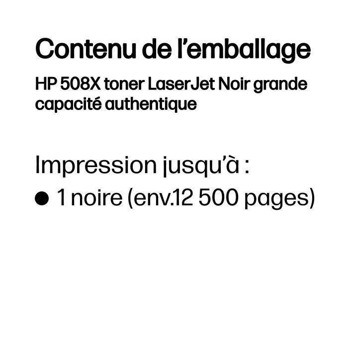 HP Tóner 508X CF360X Negro Alta Capacidad HP Tóner 508X CF360X Negro Alta Capacidad