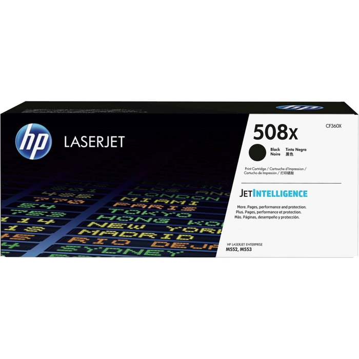 HP Tóner 508X CF360X Negro Alta Capacidad HP Tóner 508X CF360X Negro Alta Capacidad