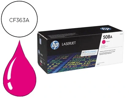 HP 508A CF363A Tóner Magenta (5.000 páginas) HP 508A CF363A Tóner Magenta (5.000 páginas)