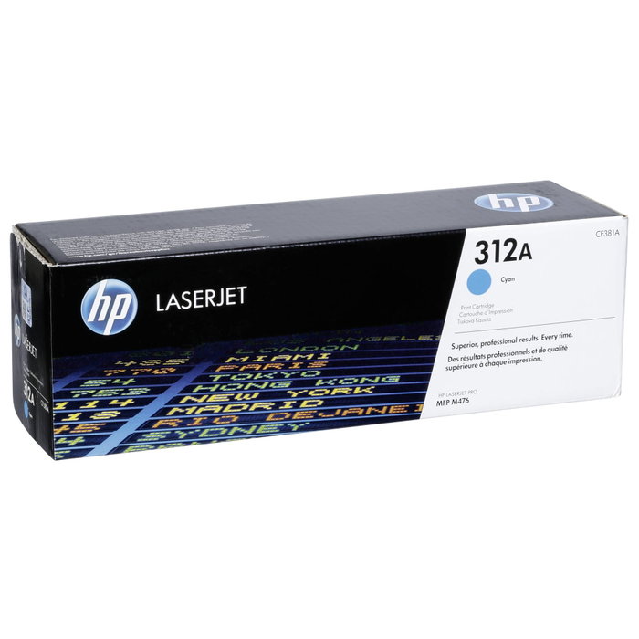 HP 312A Cian (CF381A) Cartucho de Tóner Original HP 312A Cian (CF381A) Cartucho de Tóner Original