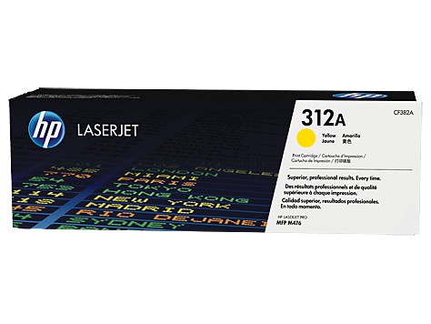 HP 312A Amarillo Cartucho de Tóner CF382A