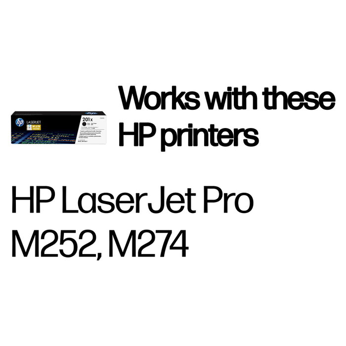 HP Cartucho de Tóner Original LaserJet 201X Negro Alta Capacidad (CF400X) 2800 Págs. de Rendimiento HP Cartucho de Tóner Original LaserJet 201X Negro Alta Capacidad (CF400X) 2800 Págs. de Rendimiento