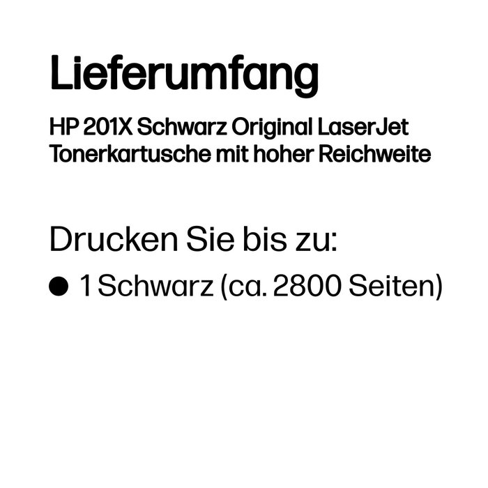 HP Cartucho de Tóner Original LaserJet 201X Negro CF400X de Alta Capacidad HP Cartucho de Tóner Original LaserJet 201X Negro CF400X de Alta Capacidad