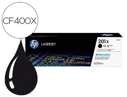 HP Cartucho de Tóner Original LaserJet 201X Negro Alta Capacidad (CF400X) 2800 Págs. de Rendimiento HP Cartucho de Tóner Original LaserJet 201X Negro Alta Capacidad (CF400X) 2800 Págs. de Rendimiento