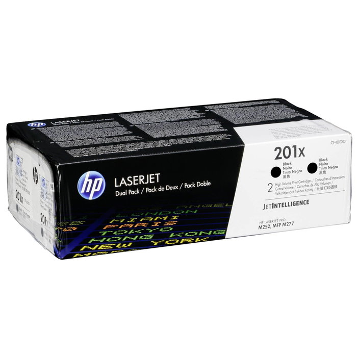 HP 201X CF400XD Multipack Negro HP 201X CF400XD Multipack Negro