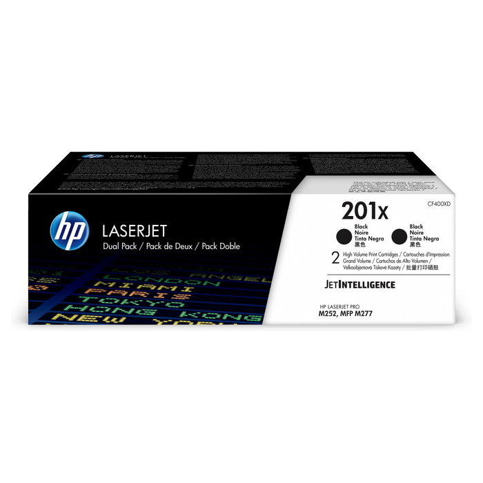 HP 201X CF400XD Multipack Negro HP 201X CF400XD Multipack Negro