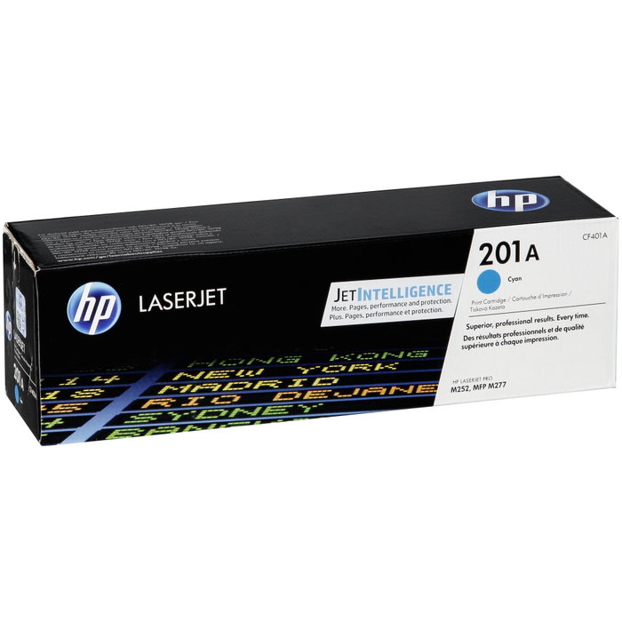 HP 201A CF401A Tóner Cian Original