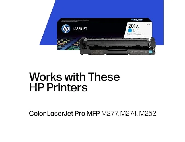 HP 201A CF401A Tóner Cian Original