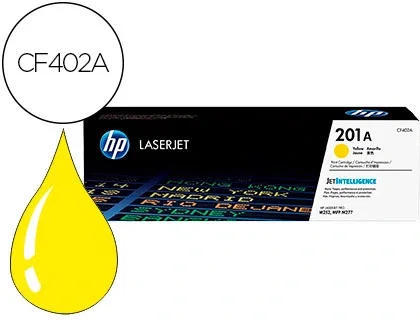 HP Cartucho de tóner original LaserJet 201A amarillo CF402A HP Cartucho de tóner original LaserJet 201A amarillo CF402A