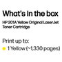 HP Cartucho de tóner original LaserJet 201A amarillo CF402A