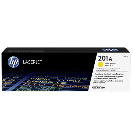 HP Cartucho de tóner original LaserJet 201A amarillo CF402A HP Cartucho de tóner original LaserJet 201A amarillo CF402A