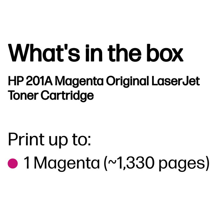 HP 201A Magenta CF403A