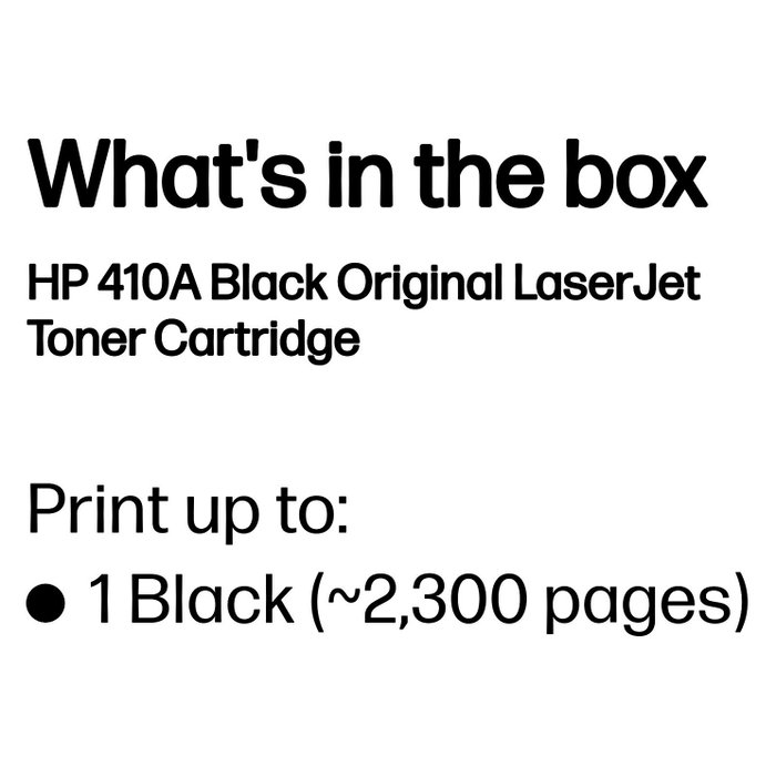 HP 410A Negro (CF410A)