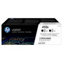 HP Paquete de 2 Cartuchos de Tóner Negro Original LaserJet 410X XL