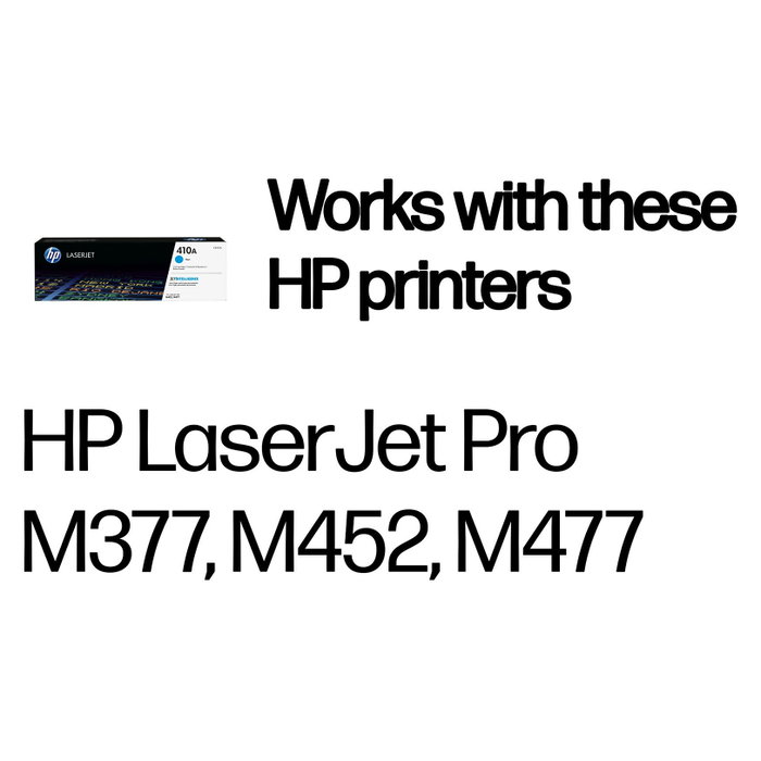 HP 410A CF411A Tóner Cian
