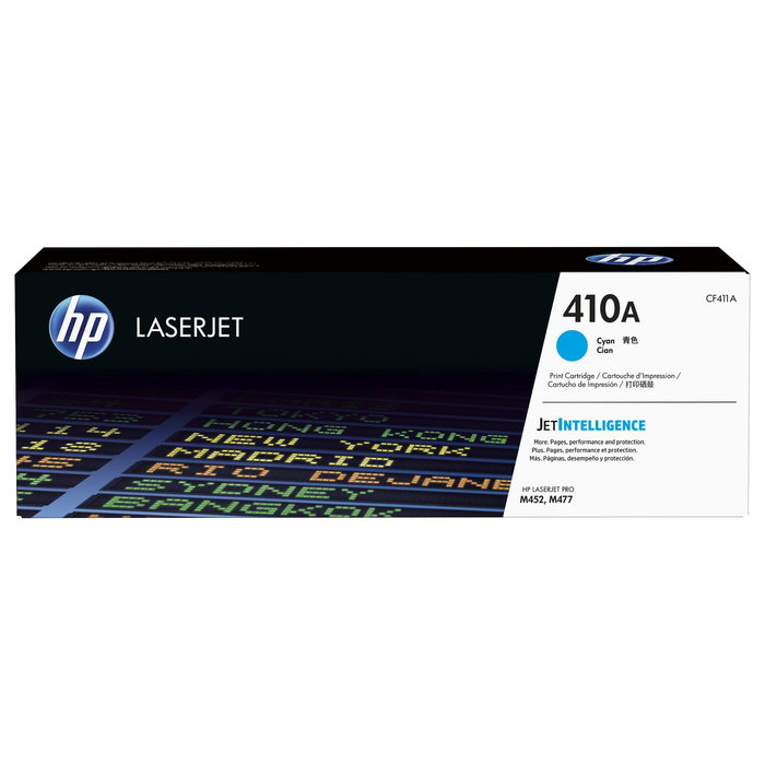 HP 410A CF411A Tóner Cian