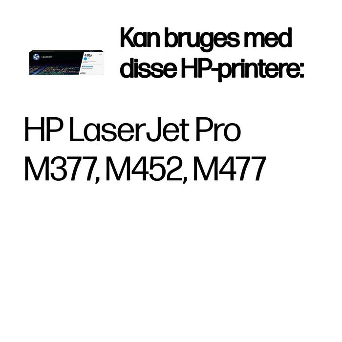 HP 410A CF411A Tóner Cian