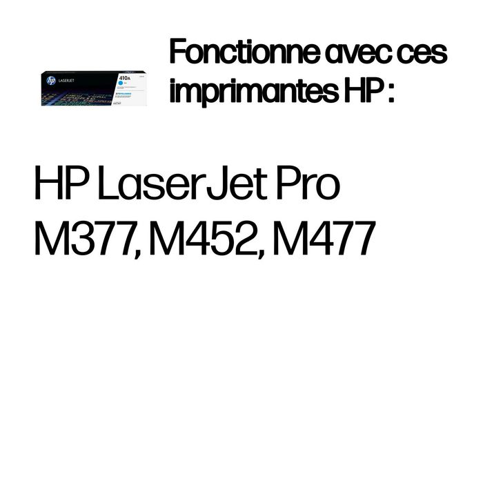 HP 410A CF411A Tóner Cian