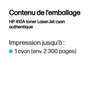 HP 410A CF411A Tóner Cian