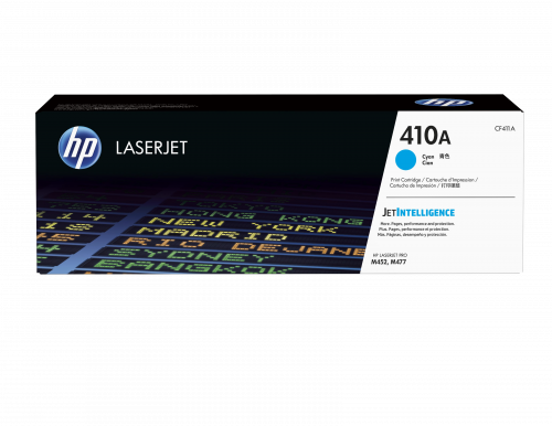 HP 410A CF411A Tóner Cian