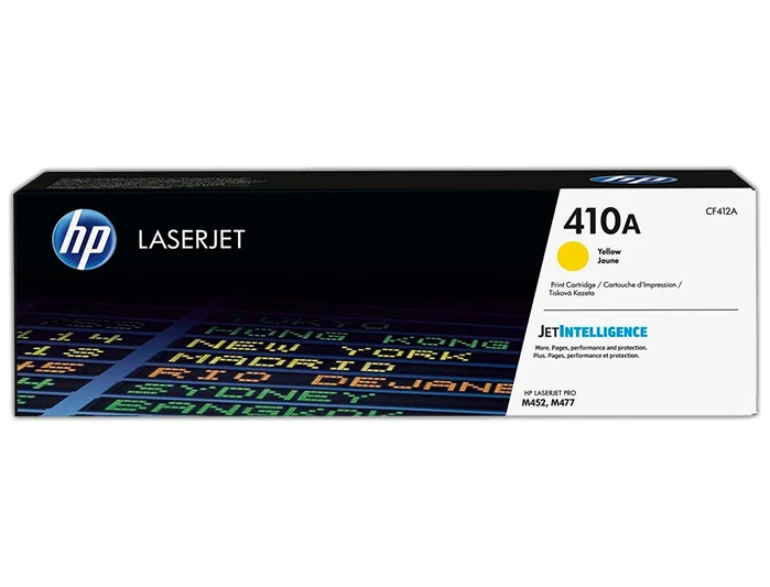 HP 410A (CF412A) Tóner Amarillo Original para LaserJet Pro M377/M452/M477