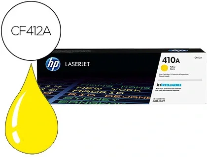 HP 410A (CF412A) Tóner Amarillo Original para LaserJet Pro M377/M452/M477