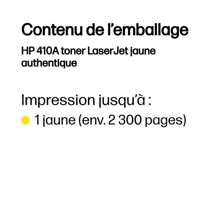 HP 410A (CF412A) Tóner Amarillo Original para LaserJet Pro M377/M452/M477