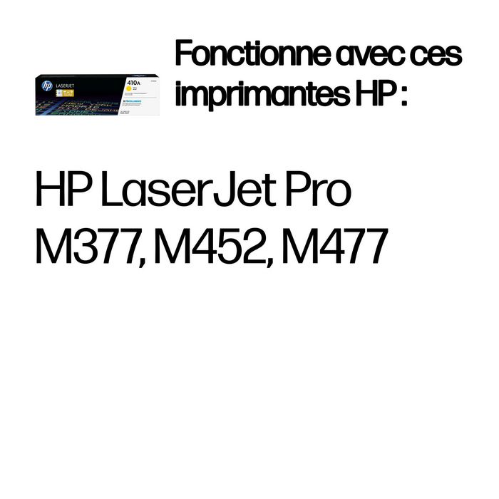 HP 410A (CF412A) Tóner Amarillo Original para LaserJet Pro M377/M452/M477