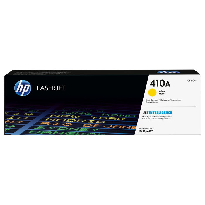 HP 410A (CF412A) Tóner Amarillo Original para LaserJet Pro M377/M452/M477