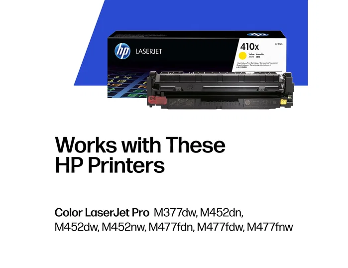 HP Cartucho de tóner 410X CF412X Amarillo de alta capacidad