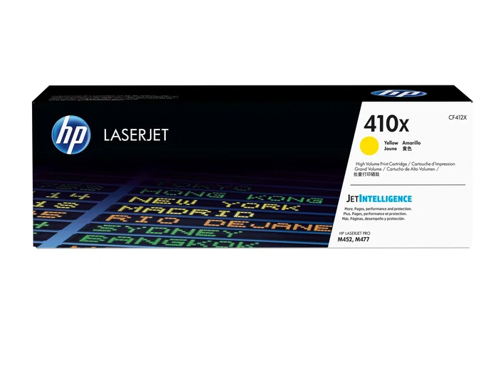 HP Cartucho de Tóner 410X CF412X Amarillo Alta Capacidad