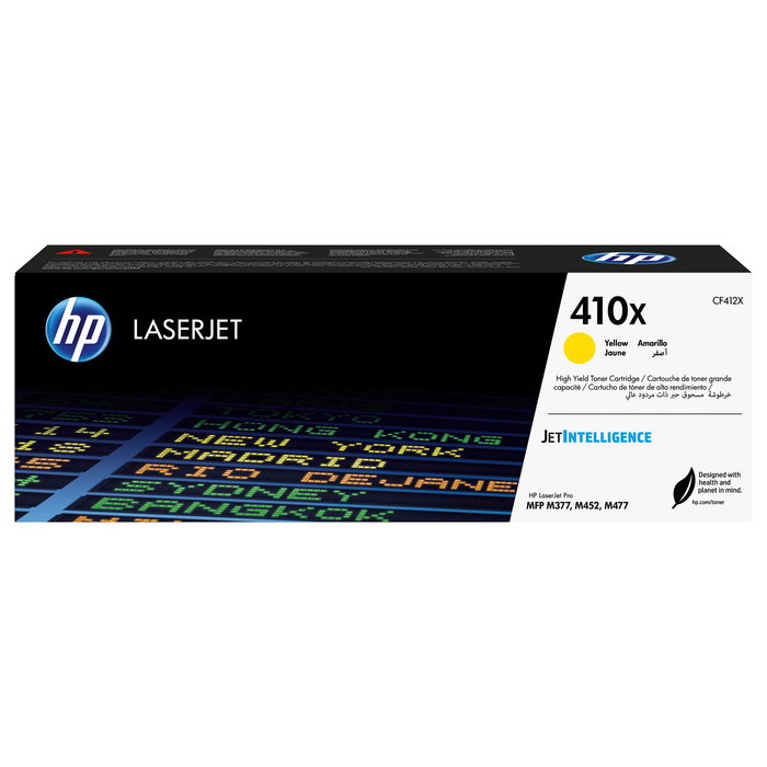Hp Toner Amarillo Laserjet Pro 400 M452Dn- M452Nw - M477Fdn - M477Fdw - M477Fnw - 410X Hp Toner Amarillo Laserjet Pro 400 M452Dn- M452Nw - M477Fdn - M477Fdw - M477Fnw - 410X