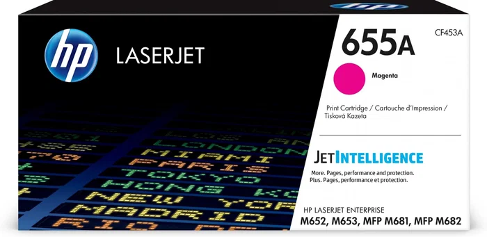 HP Cartucho de Tóner Original 655A Magenta (CF453A) 10.500 Páginas