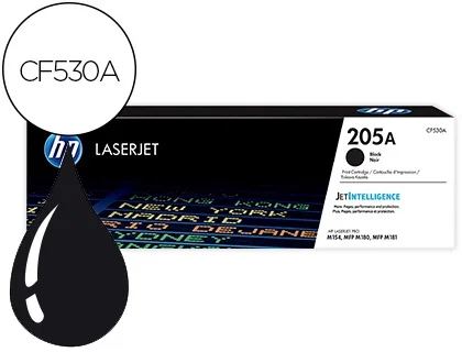 HP 205A CF530A Tóner Negro Original para LaserJet Pro