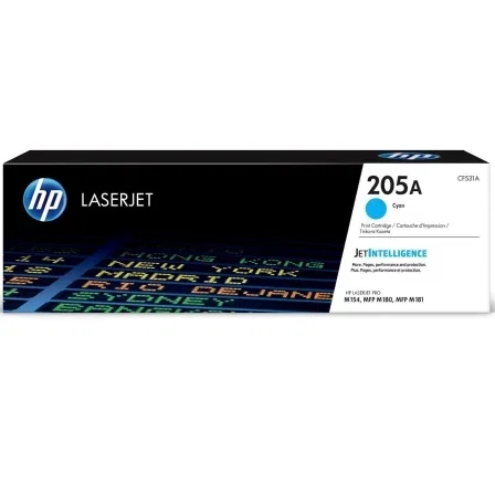 HP Cartucho de tóner Original LaserJet 205A Cian (CF531A)​