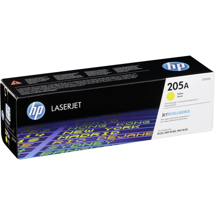 HP Cartucho de tóner 205A CF532A Amarillo HP Cartucho de tóner 205A CF532A Amarillo