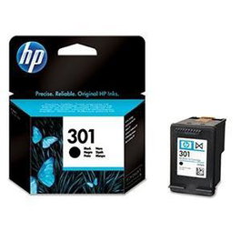 HP Cartucho de tinta 301 Negro CH561EE (Rendimiento estándar) la descripción de este producto es la siguiente: <p>Los cartuchos de tinta negra HP 301 están diseñados para ofrecer funciones intuitivas y un gran valor. Imprima documentos con texto negro de calidad láser e imágenes nítidas que resisten la decoloración durante décadas. Obtenga una calidad de imagen mejorada utilizando papeles con el símbolo ColorLok.</p><ul><li>Tipo de cartucho: Rendimiento estándar</li><li>Color: Negro / Foto negro</li><li>Capacidad de tinta: 3 ml</li><li>Rendimiento de página: Hasta 170 páginas</li><li>Tecnología de impresión: Inyección de tinta</li><li>Compatibilidad: HP DeskJet, ENVY y OfficeJet series</li><li>Contenido del paquete: 1 cartucho original HP</li></ul><p>Confíe en el rendimiento y la impresión homogénea de los cartuchos de tinta HP originales. Todos los cartuchos originales HP son completamente nuevos para garantizar una impresión perfecta. Además, el programa HP Planet Partners le facilita el reciclado de sus cartuchos de impresión.</p>