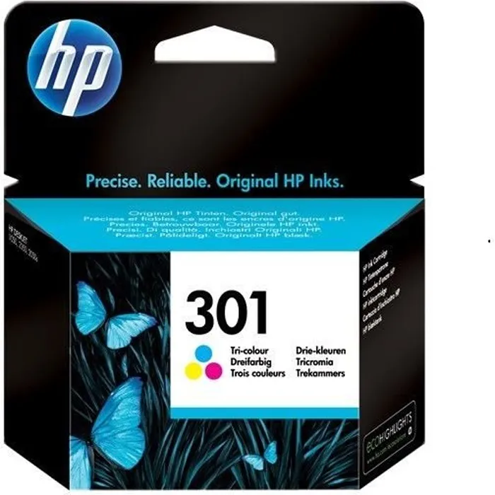 HP 301 Cartucho de tinta Tricolor (CH562EE) HP 301 Cartucho de tinta Tricolor (CH562EE)