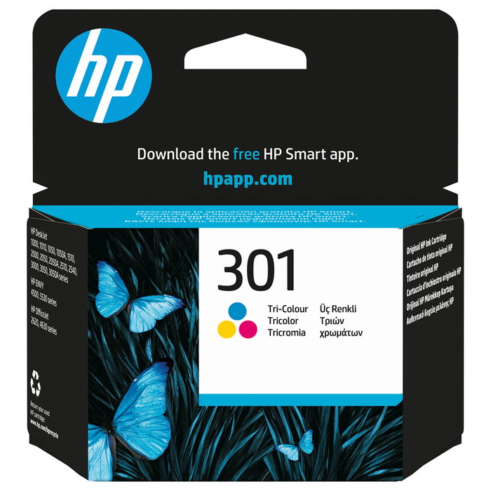 HP 301 Cartucho de tinta Tricolor (CH562EE) HP 301 Cartucho de tinta Tricolor (CH562EE)