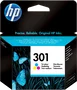 HP Cartucho de tinta 301 Tricolor Original (CH562EE) Rendimiento estándar