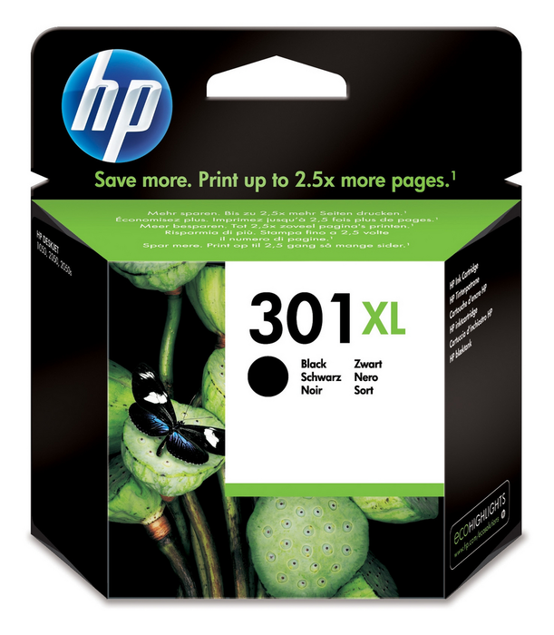 HP 301XL CH563EE Cartucho de tinta negro de alto rendimiento