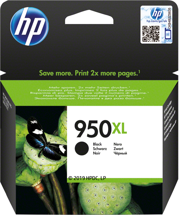 HP Cartucho de tinta original 950XL Negro XL HP Cartucho de tinta original 950XL Negro XL